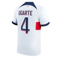 Camiseta Paris Saint-Germain Manuel Ugarte #4 Visitante Equipación 2023-24 manga corta